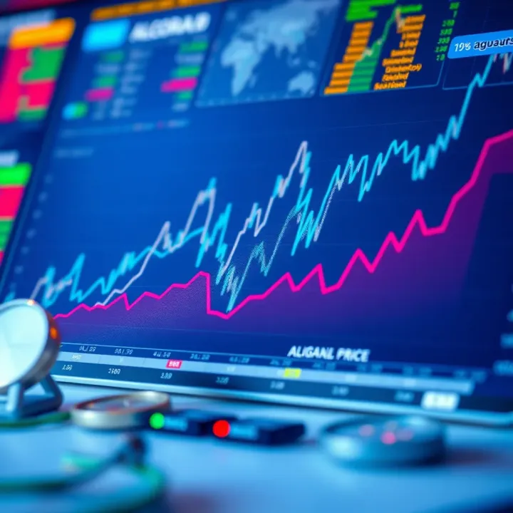 Algorand Market Price Trends and Technology Impact Graph showing Algorand price trends influenced by market dynamics and technology