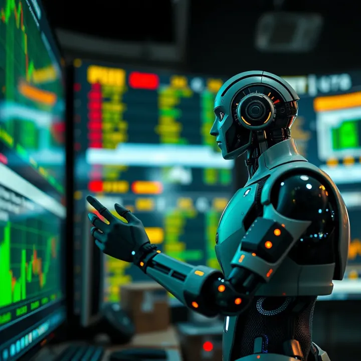 Visualization of automated trading bot executing financial transactions in Nigerian market