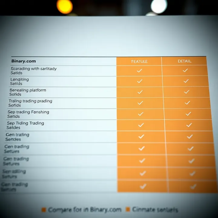 Comparison of Binary.com with Other Trading Platforms for Nigerian Market Comparison chart highlighting features and benefits of Binary.com versus other trading platforms