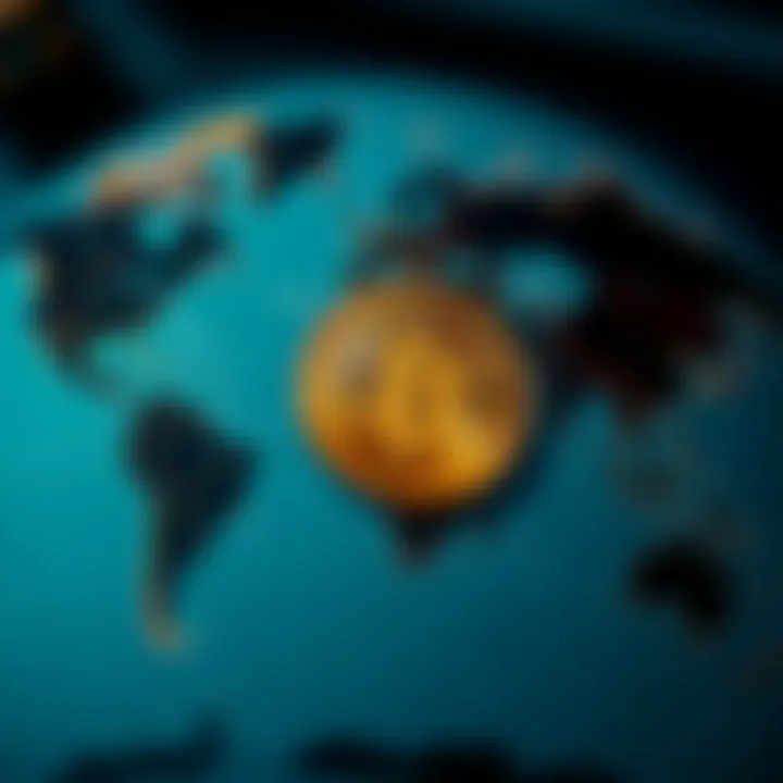 Global and Nigerian Perspectives on Bitcoin Adoption and Influence Global map highlighting Bitcoin adoption and impact in Nigeria and worldwide