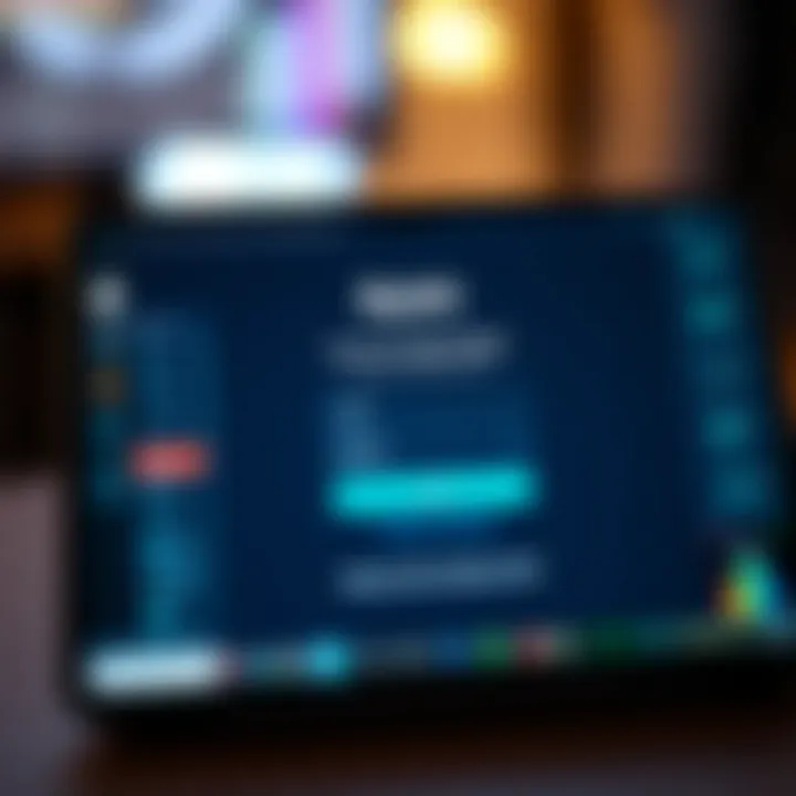 Secure login screen displaying Bybit platform interface on a digital device