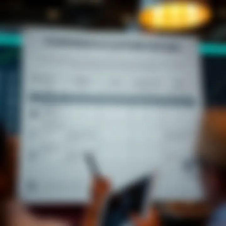 Diagram comparing key factors such as fees, regulation, security, and usability across different trading platforms