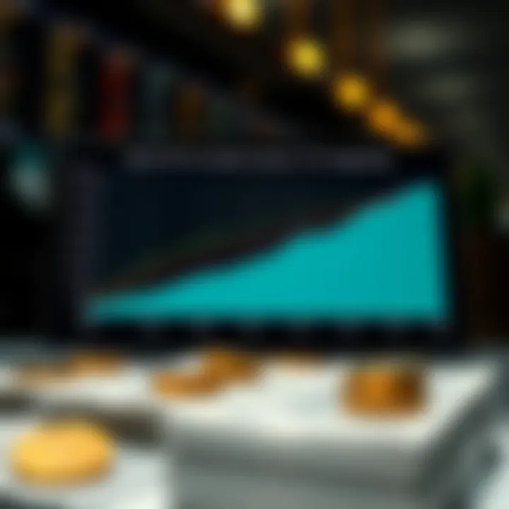 Graph illustrating different leverage levels and their impact on trading gains and losses