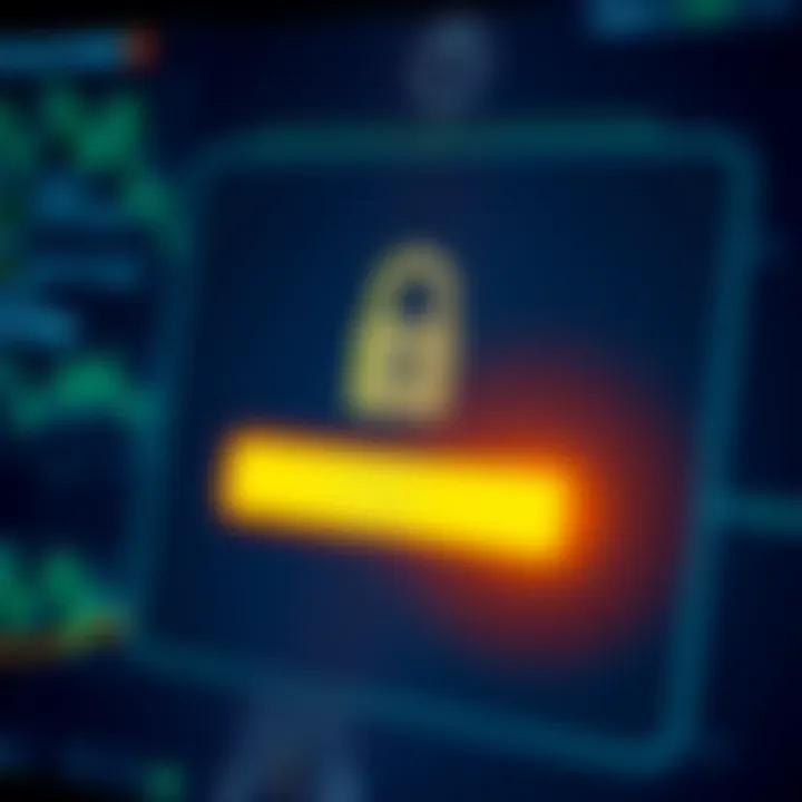 Secure Login Interface for Nigerian Traders on Deriv Secure login screen with encryption symbol highlighting safety measures for Nigerian traders