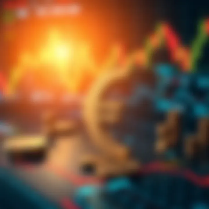 Forex Market Insights and Geopolitical Impact on EUR/USD Conceptual illustration of forex market analysis with charts and geopolitical symbols