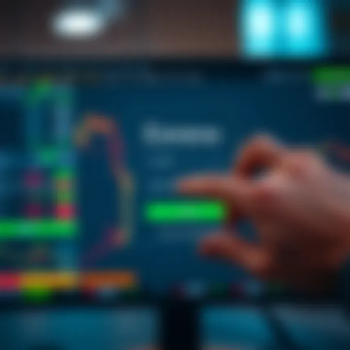 Secure login screen displaying a user entering credentials on a digital trading platform