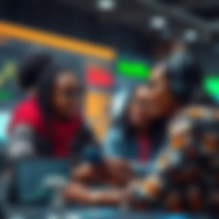 Community engagement on Instagram showing discussion of binary options strategies