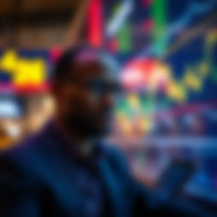 Conceptual illustration of forex market dynamics and strategy