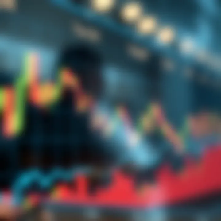 Abstract representation of forex market trends illustrating trading philosophy