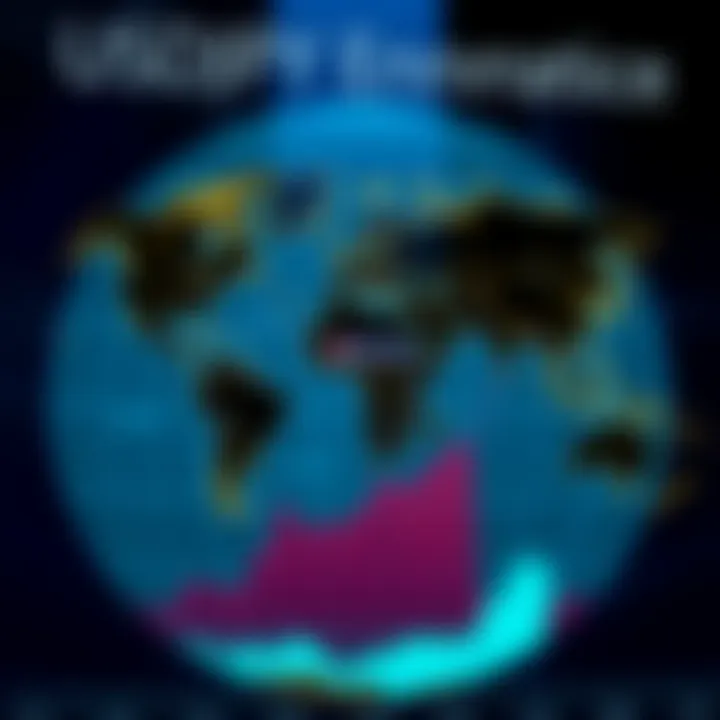 Global map highlighting economic and geopolitical factors affecting USDJPY trends