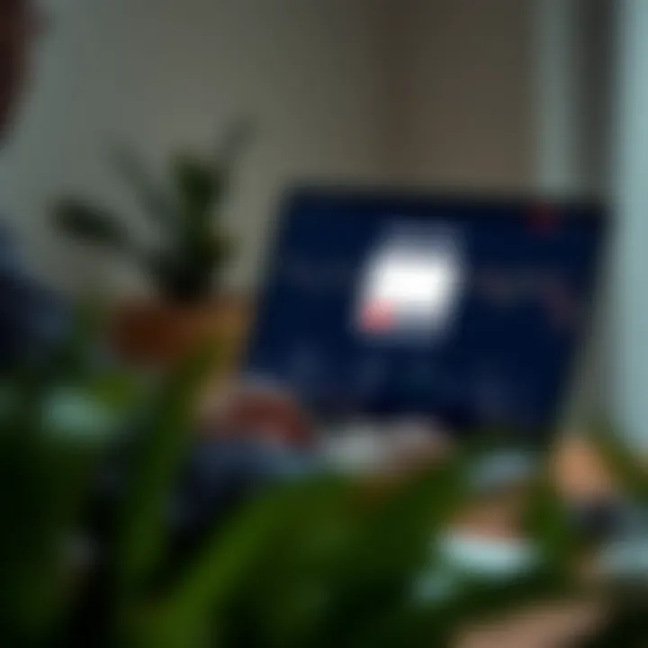 User logging into the Olymp Trade platform from Nigeria using a laptop