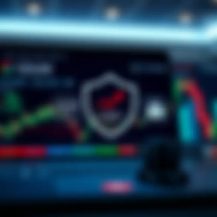 Conceptual illustration of a secure digital platform with icons representing legal compliance and financial security in Nigeria