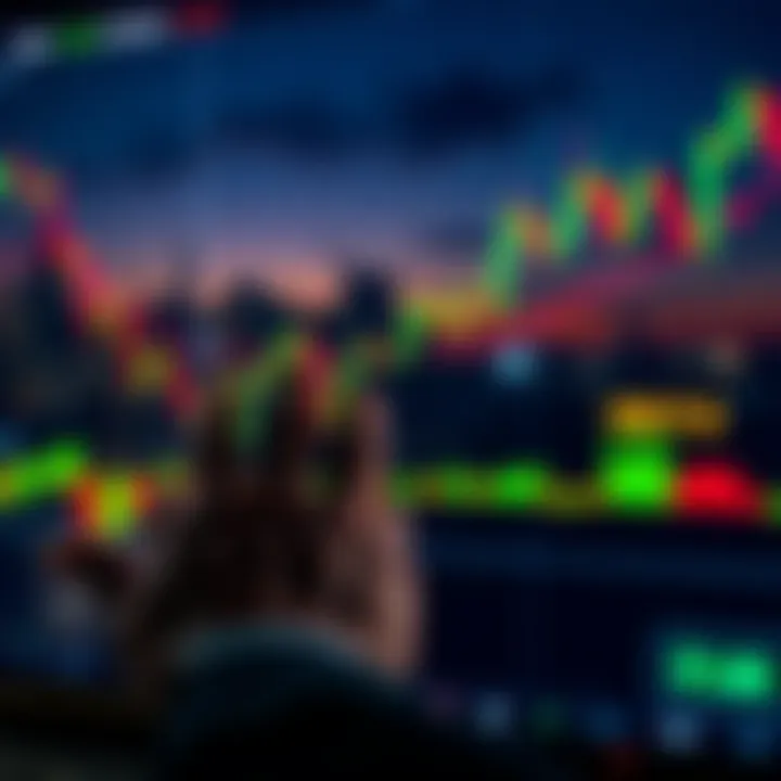 Chart illustrating forex market activity during London session with trading strategies