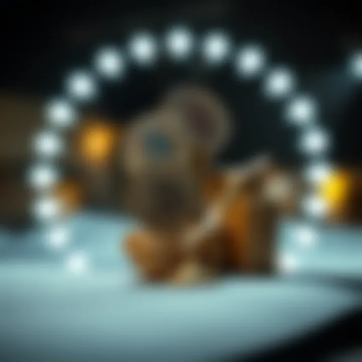 Illustration of financial concepts showing leverage and investment strategies for small capital