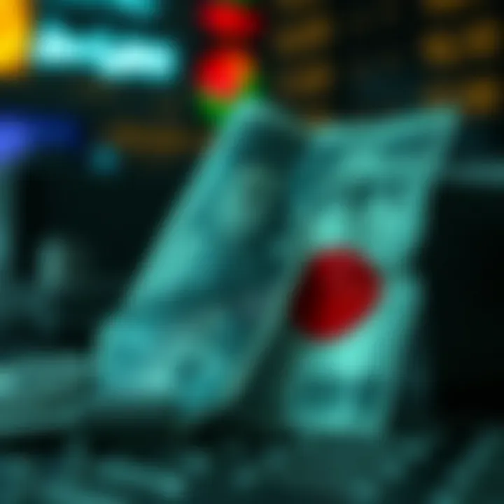 Impact of Monetary Policy and Trade Relations on USD/JPY Exchange Rate Illustration of monetary policy effects and trade relations impacting USD/JPY currency movements