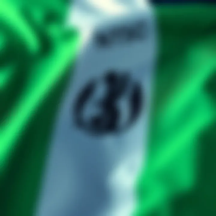 Graphic of Nigerian flag with forex currency symbols and regulatory icons