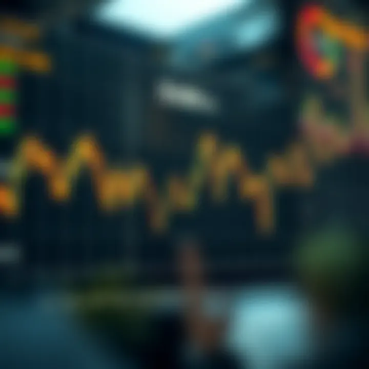 Graph showing upward and downward trends of Pepe cryptocurrency price over time with market indicators