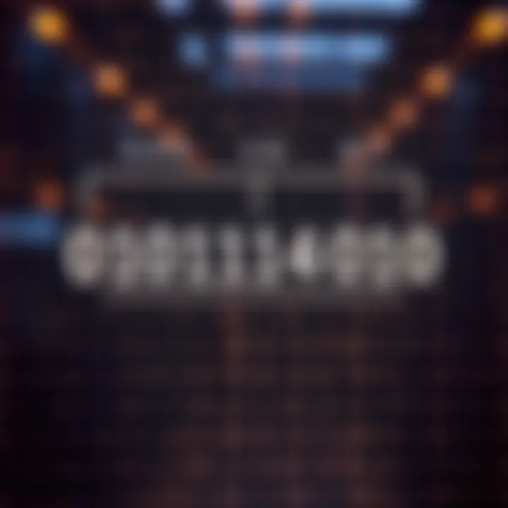 Diagram illustrating binary number system structure with bits and their place values