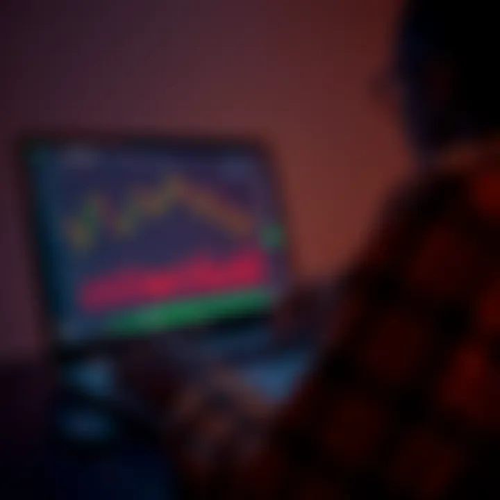 Using Safe Platforms for Bitcoin Trading in Nigeria User navigating a secure Bitcoin trading platform interface on a laptop