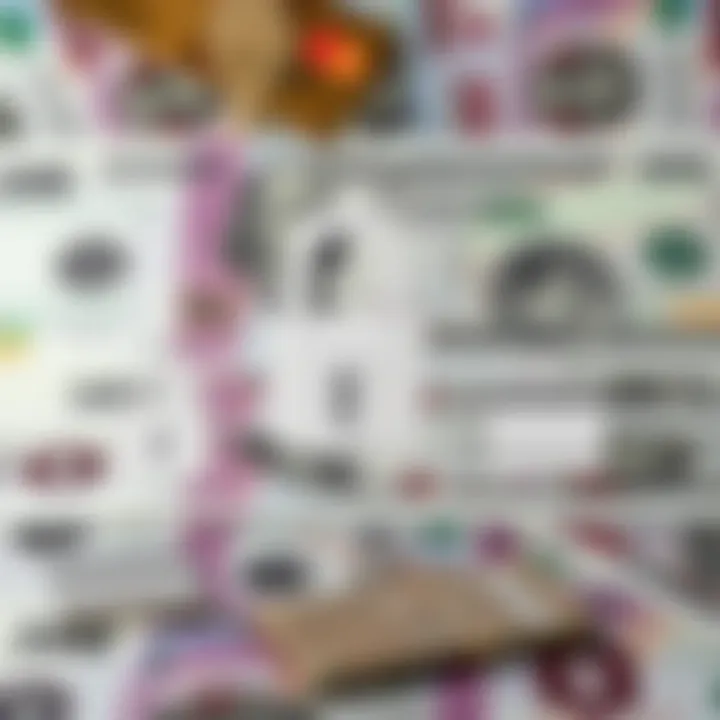 Diagram representing secure financial transactions with icons of locks and credit cards against a Nigerian currency background