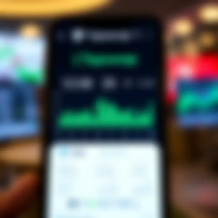 Digital payment interface showing transactions and financial analytics