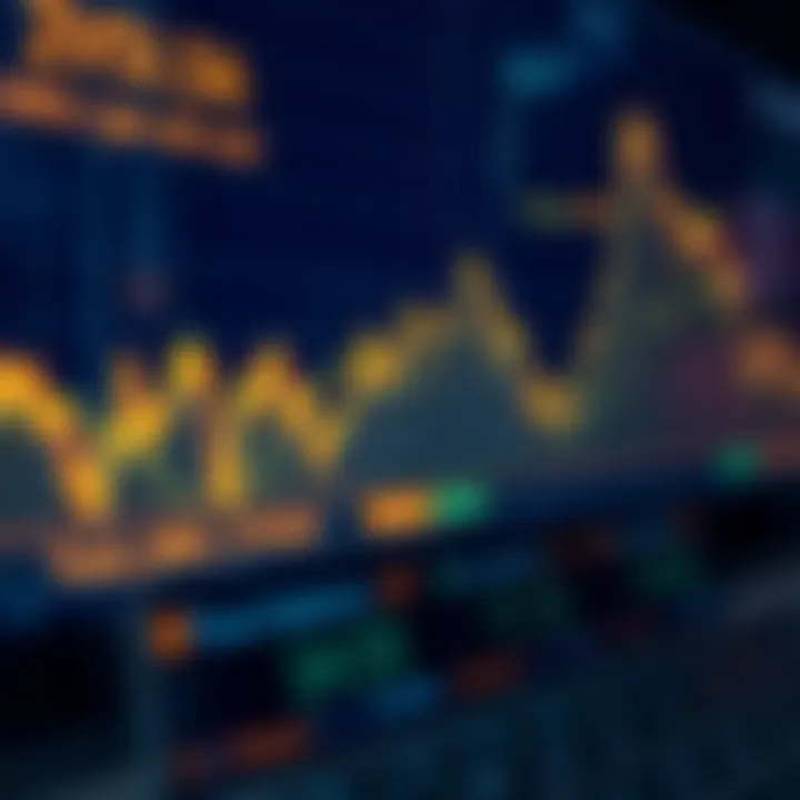 Graph showing the rising and falling price trends of Trust Wallet Token on a digital trading platform