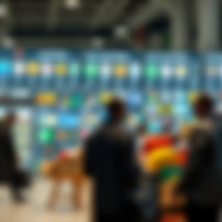 Digital marketplace displaying various mobile applications available for trade