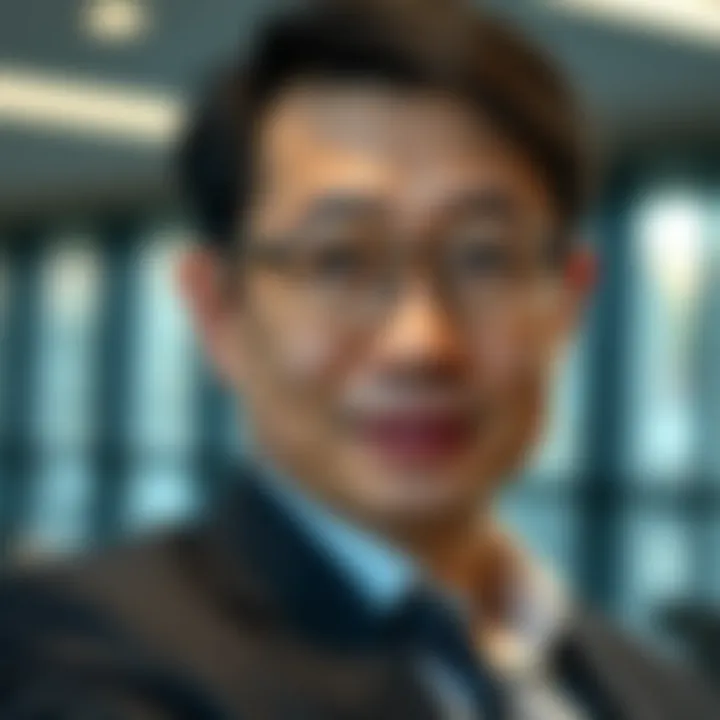 Portrait of Ben Zhou illustrating his professional demeanor in a business setting
