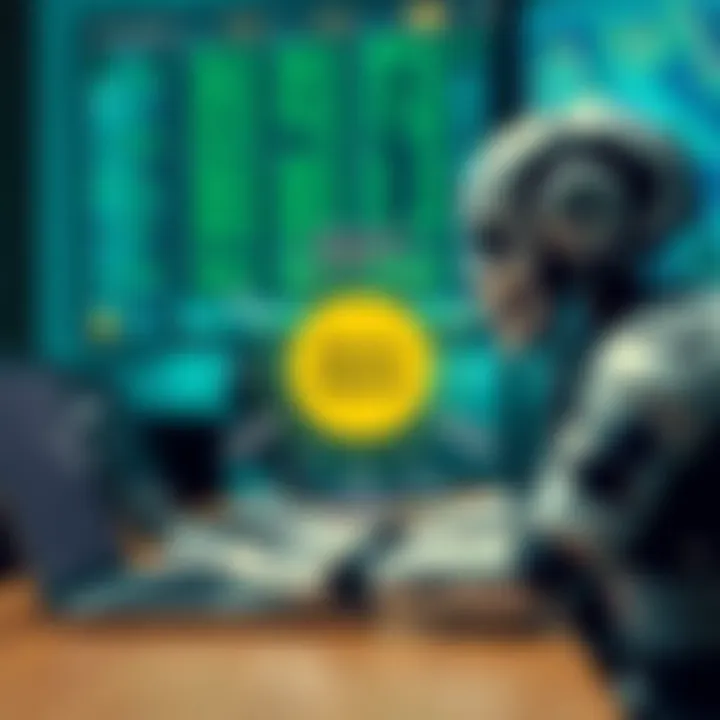 Diagram illustrating the operation of automated binary options trading software