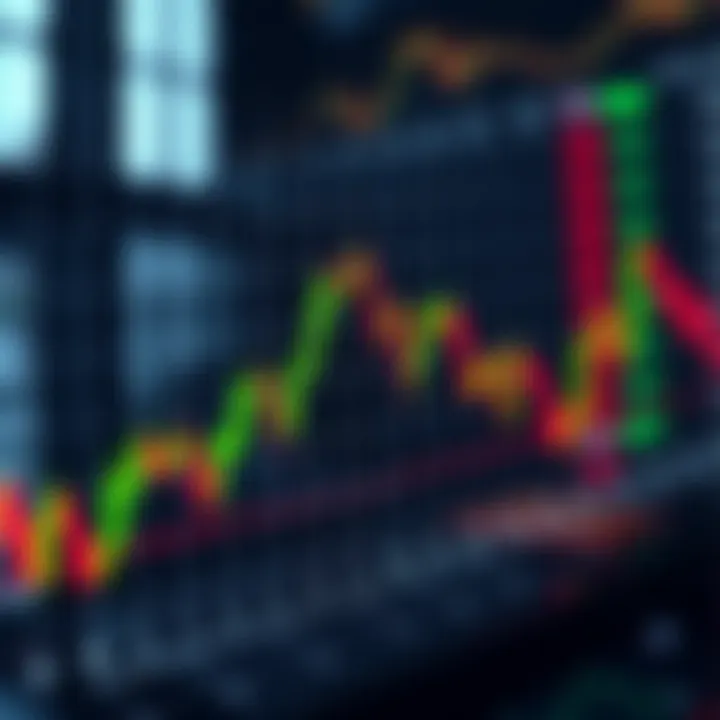 A detailed illustration of a bullish flag chart pattern indicating potential upward market movement