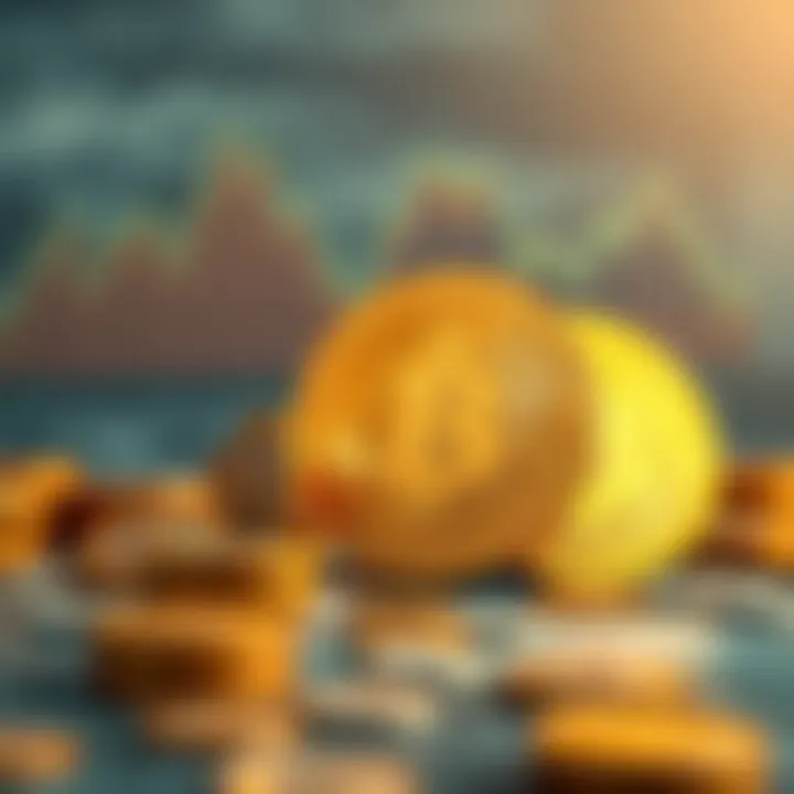 Visual representation of economic factors and investor behavior impacting Bitcoin's future value in Nigerian cryptocurrency markets