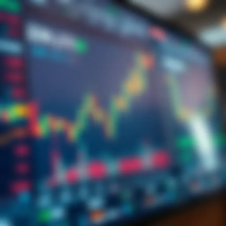 Illustration of secure digital trading platform interface with financial charts