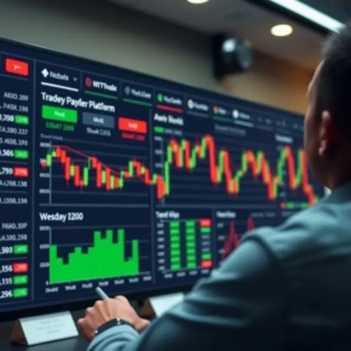 Dashboard showing a variety of trading portfolios being copied by an investor