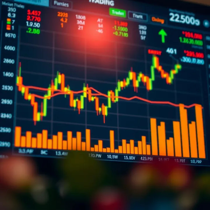 Graph showing trading performance metrics and market trends in Nigeria