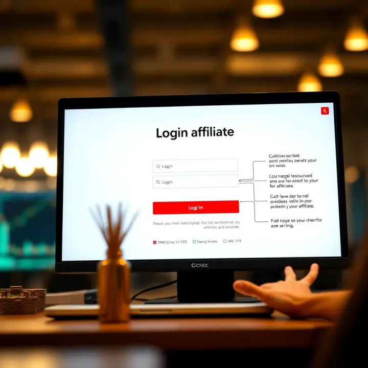 Visual guide illustrating common login troubleshooting tips for Deriv Affiliate portal access