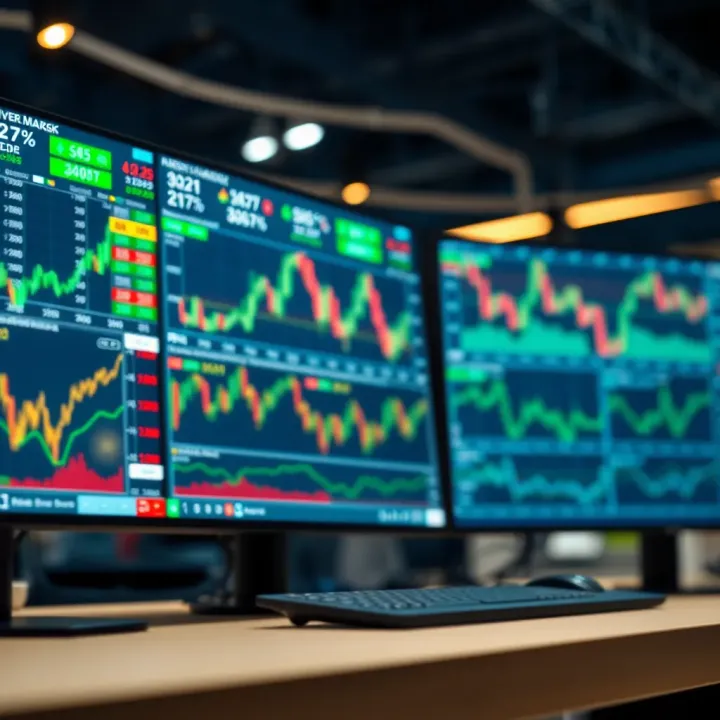 Overview of Deriv Broker trading platforms displaying charts and market data