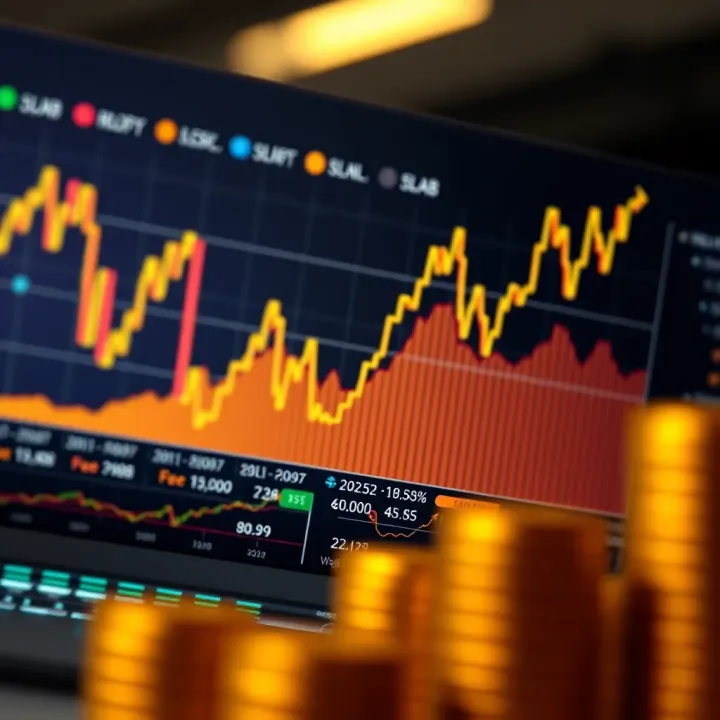 Economic Factors Influencing Gold Price Movements Graph showing key economic indicators impacting gold prices and market sentiment