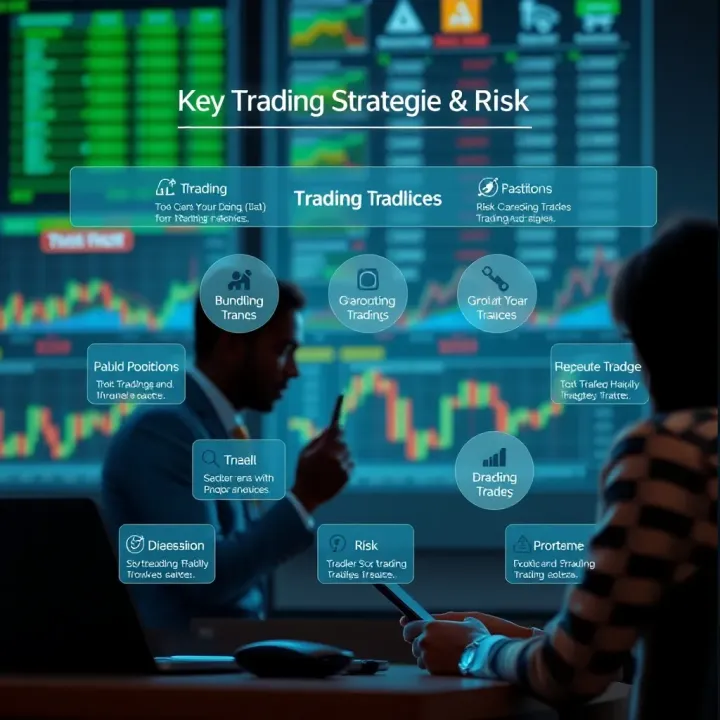 Diagram depicting various trading strategies and risk management techniques
