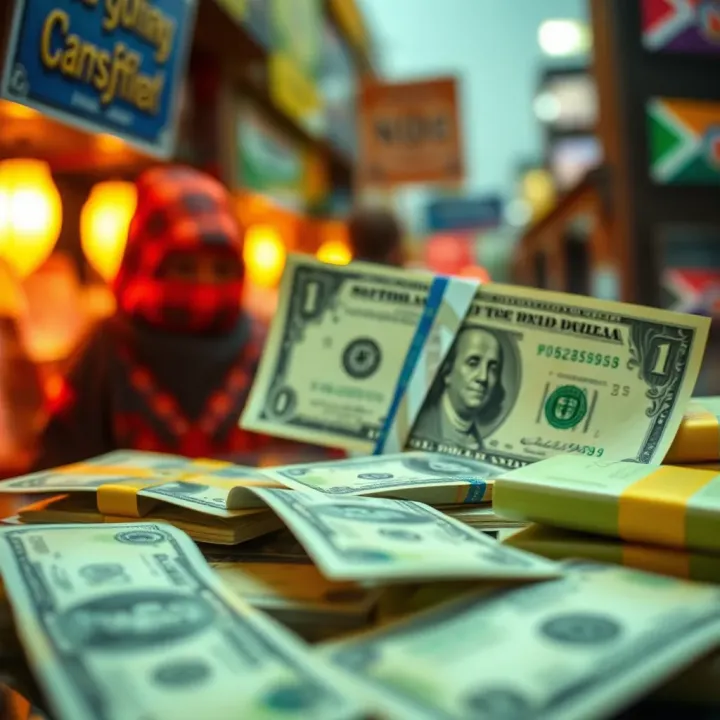 Illustration of factors influencing currency exchange rates including government policies and market demand