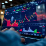 Secure online trading platform interface with charts and financial data