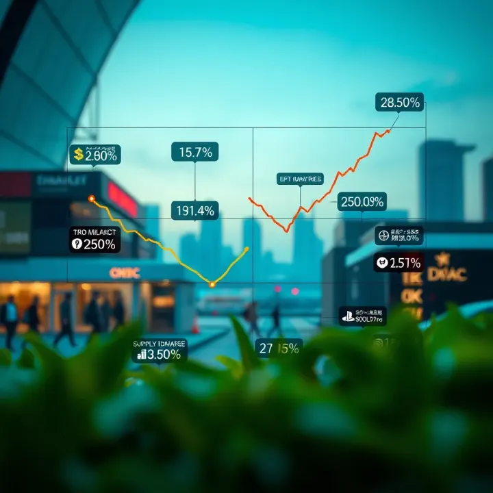 Market Dynamics and External Factors Affecting Uniswap Price Illustration showing market dynamics including supply-demand factors and external influences impacting Uniswap value