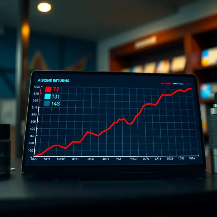 Graph depicting risk management and optimized returns tailored for Nigerian investors