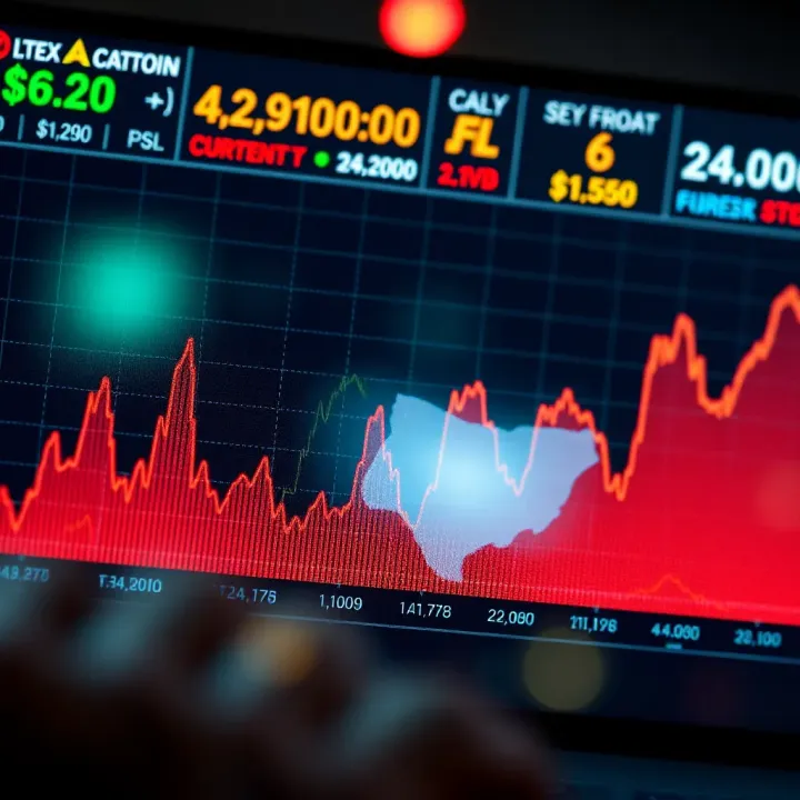 Graph illustrating currency exchange trends in the Nigerian forex market
