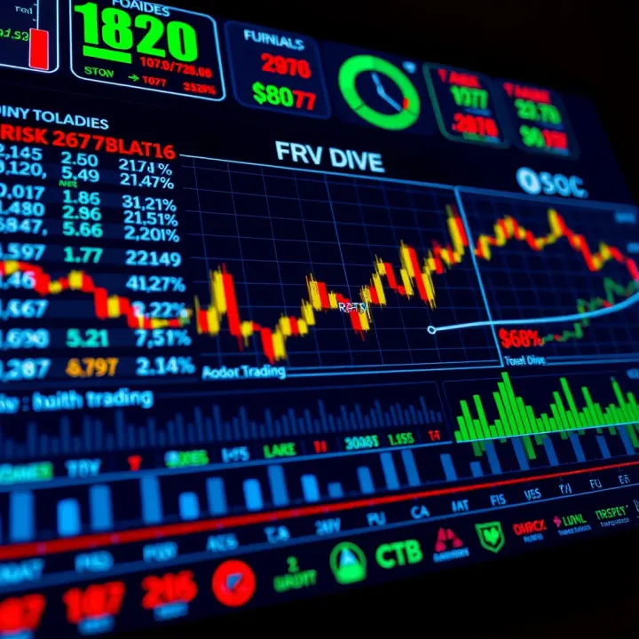 Financial tools and charts illustrating risk management in option trading