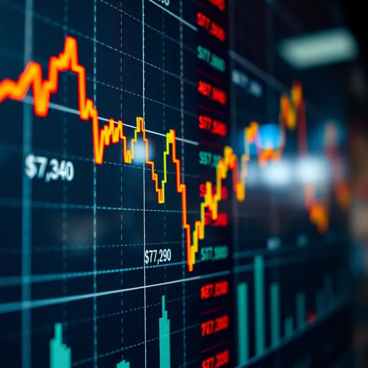 Currency Exchange Rate Trends in South African Forex Market Graph displaying fluctuating forex currency exchange rates with South African Rand highlighted