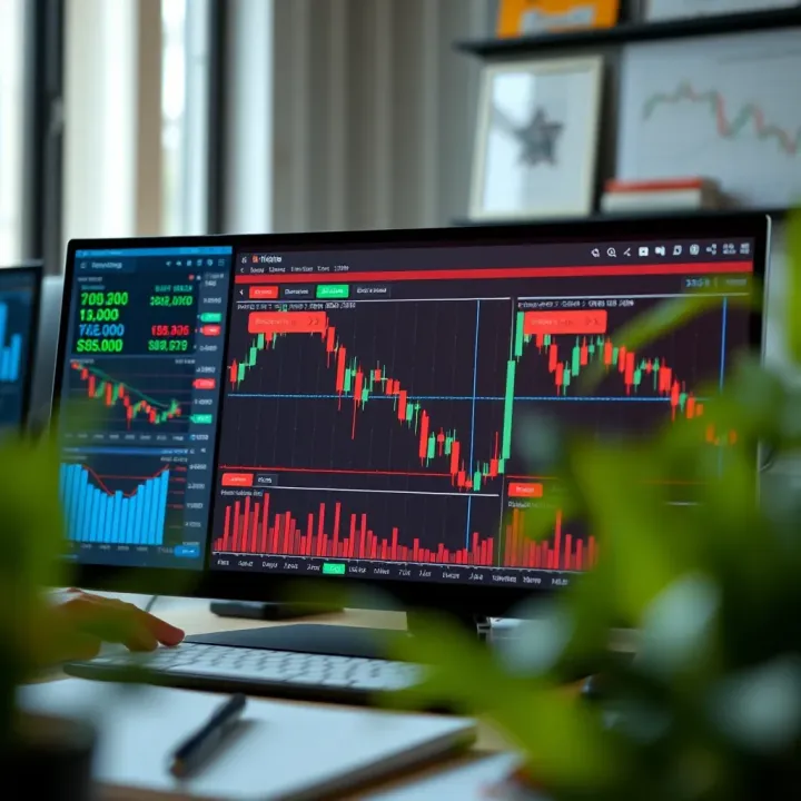 Accessing Trading Resources Legally and Ethically Online Conceptual graphic showing legal digital book access with trading charts on a screen