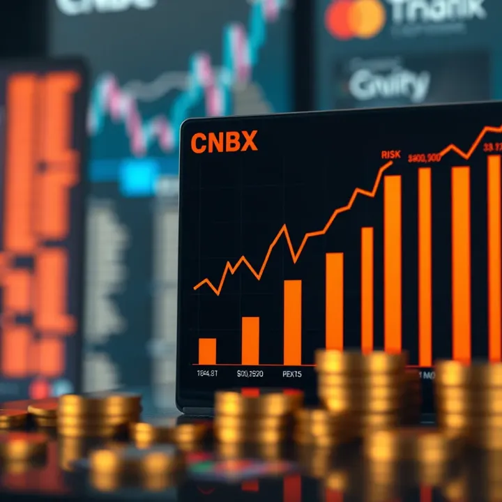 Graph displaying investment growth trends and risk levels in coin trading for Nigerian investors