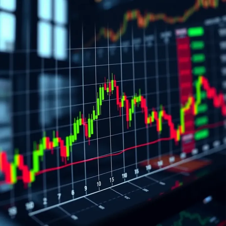 A detailed illustration of a bullish flag chart pattern indicating potential upward market movement
