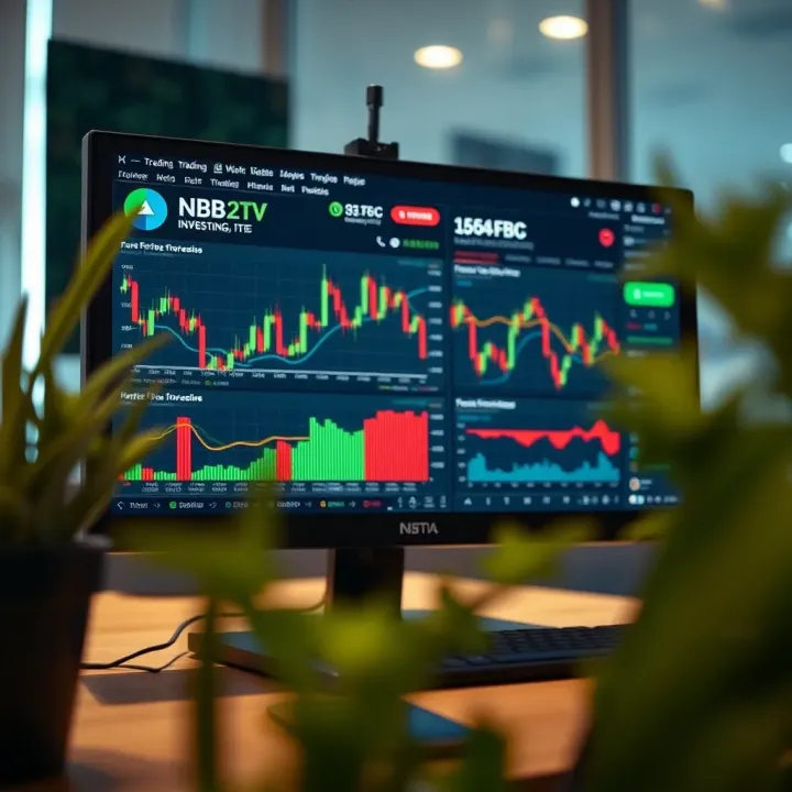 Diagram showing online forex trading platform interface with charts and trading tools accessible to Nigerian investors