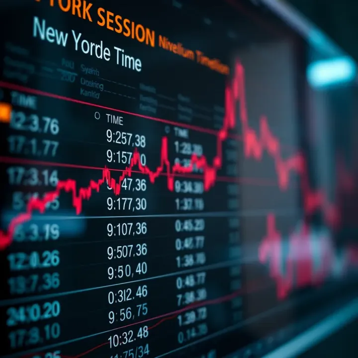 New York Trading Session Timetable in Nigerian Time Graph displaying the New York trading session timetable translated into Nigerian local time